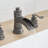 Widespread 2-handle Bathroom Faucet with Drain Assembly