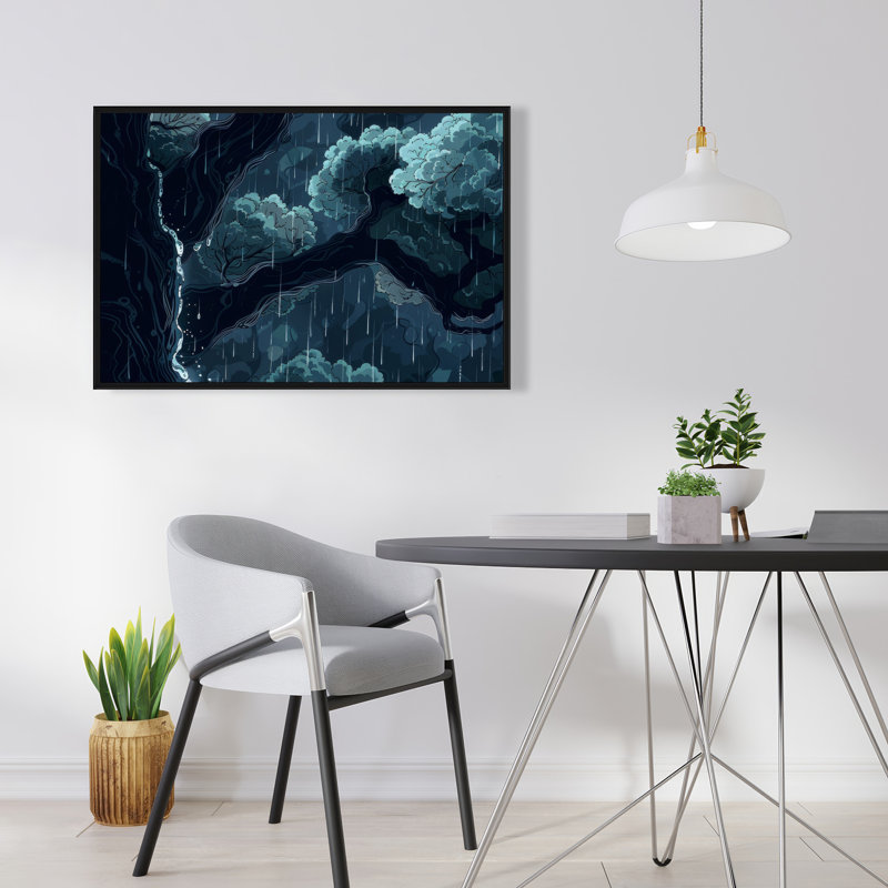 Canopy - Framed canvas, 25.25'' H x 37.25'' W