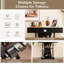 Rustic T Shape Console Table with Storage Drawer, Entryway Furniture-122082763