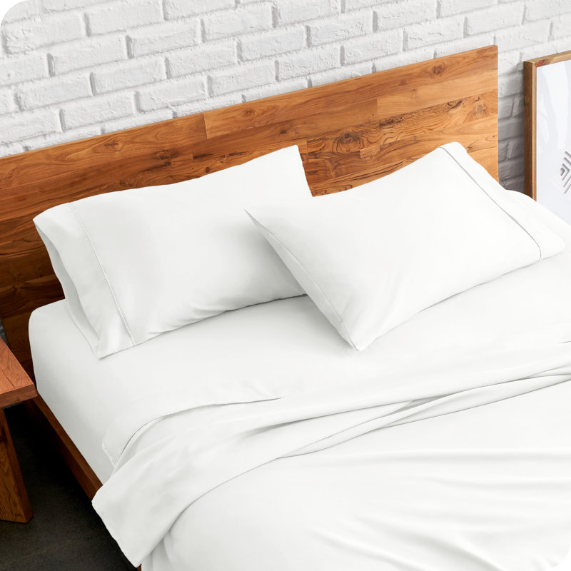 Soft Microfiber Pillowcase Set, 2 King Pillowcases, Cream