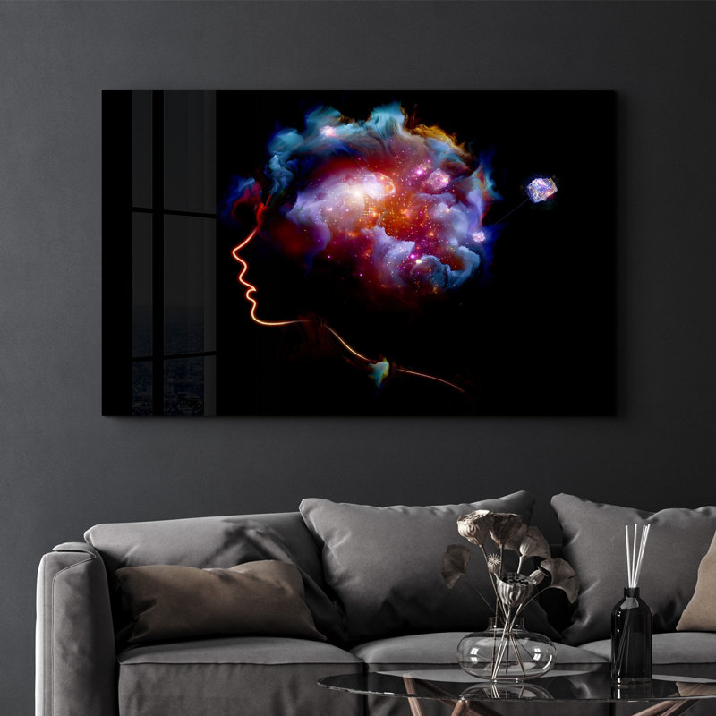 Elegant Tempered Glass Wall Art Painting, 13.8 x 21.7 inches | 100% Tempered Glass, Thickness: 0.16 inches | UV Printed for Vibrant Colors | Perfect for Home Decor, Living Room, & Office Spaces