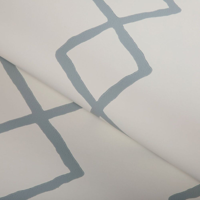 Geo Graphica Wp - Stone, Chambray