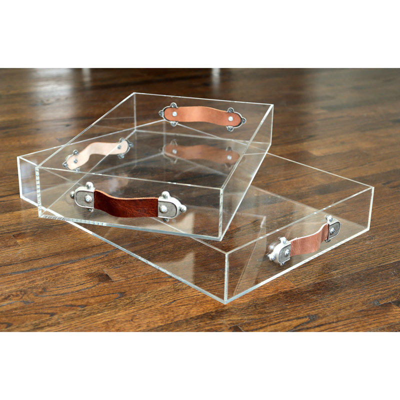 Decorative Tray, 4" H x 26" L x 18" W