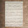 Chevron Flatweave Wool Cream/Black Area Rug