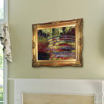 « the japanese bridge reproduction ii » par claude monet-picture cadre, reproduction d’art sur toile