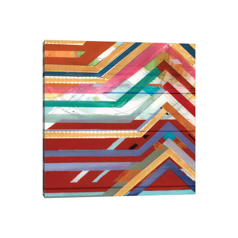 Zig Zag V by Bellissimo Art - Wrapped Canvas Gallery-Wrapped Canvas Giclée, 66.04 cm H x 66.04 cm W x 3.175 cm D