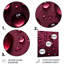 Rose rouge, gouttes de pluie - décoration murale en métal-844715477