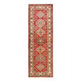 Hand Woven Cotton and Wool Oriental Area Rug