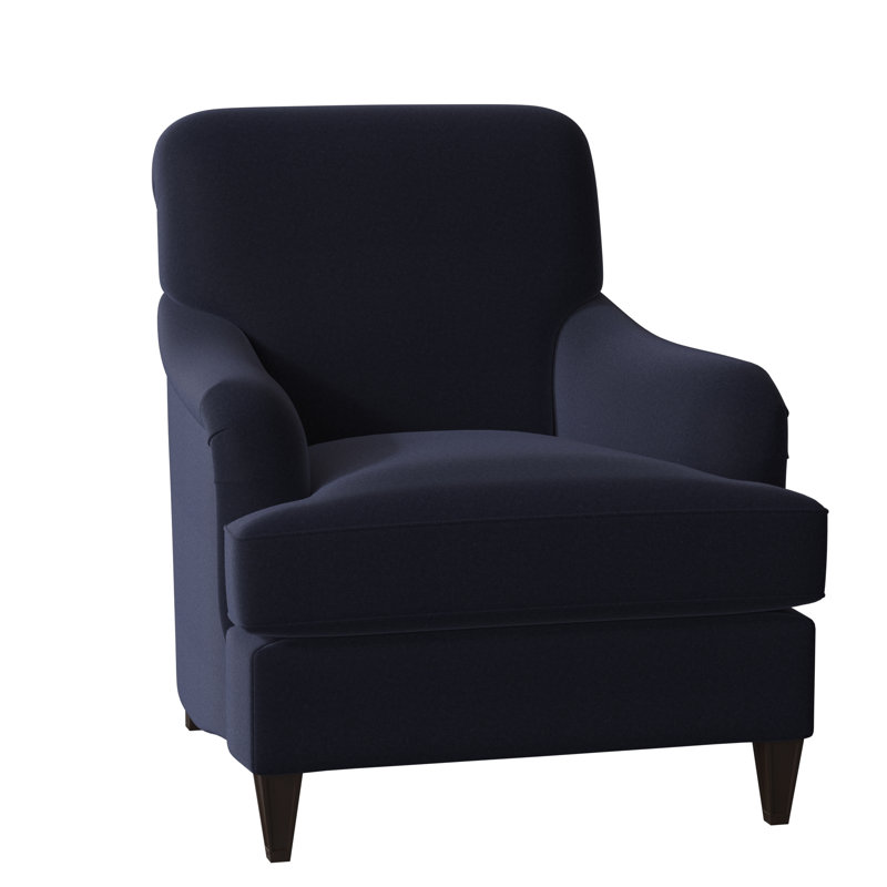 Bristol Upholstered Armchair, American Walnut, Margaret Uniform