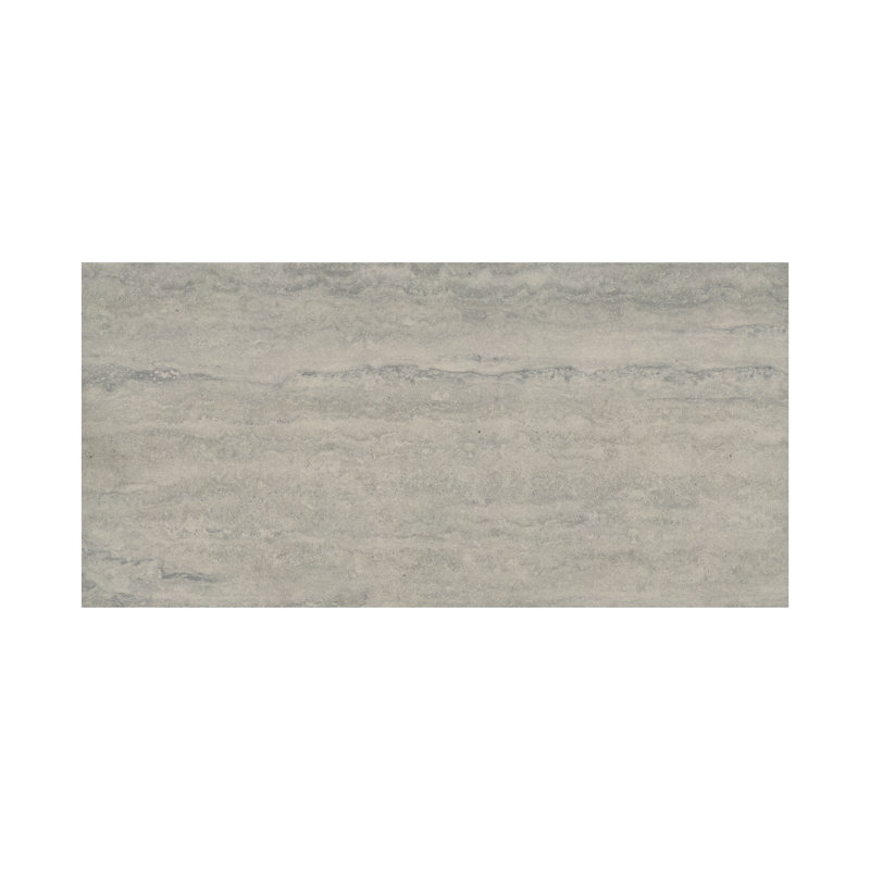 Linden 12 in. x 24 in. Matte Porcelain Travertine Look Floor and Wall Tile, Stone