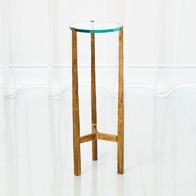 Oculus Table-Natural Iron, Antique Gold