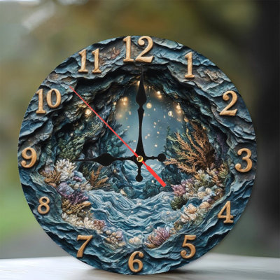 Clock Numbers Cave Design