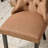 Friedrun Velvet Dining Chair Tufted Dining Room Chair with Solid Wood Leg-827450006