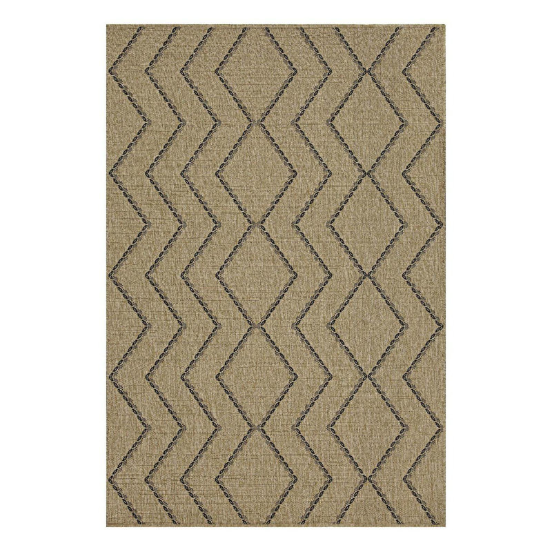Diamond Motifs Indoor/Outdoor Area Rug, Rectangle 5'3" x 7'3"