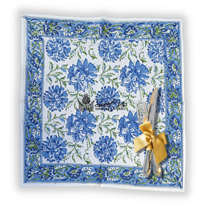 Ensemble de quatre serviettes en coton Blend