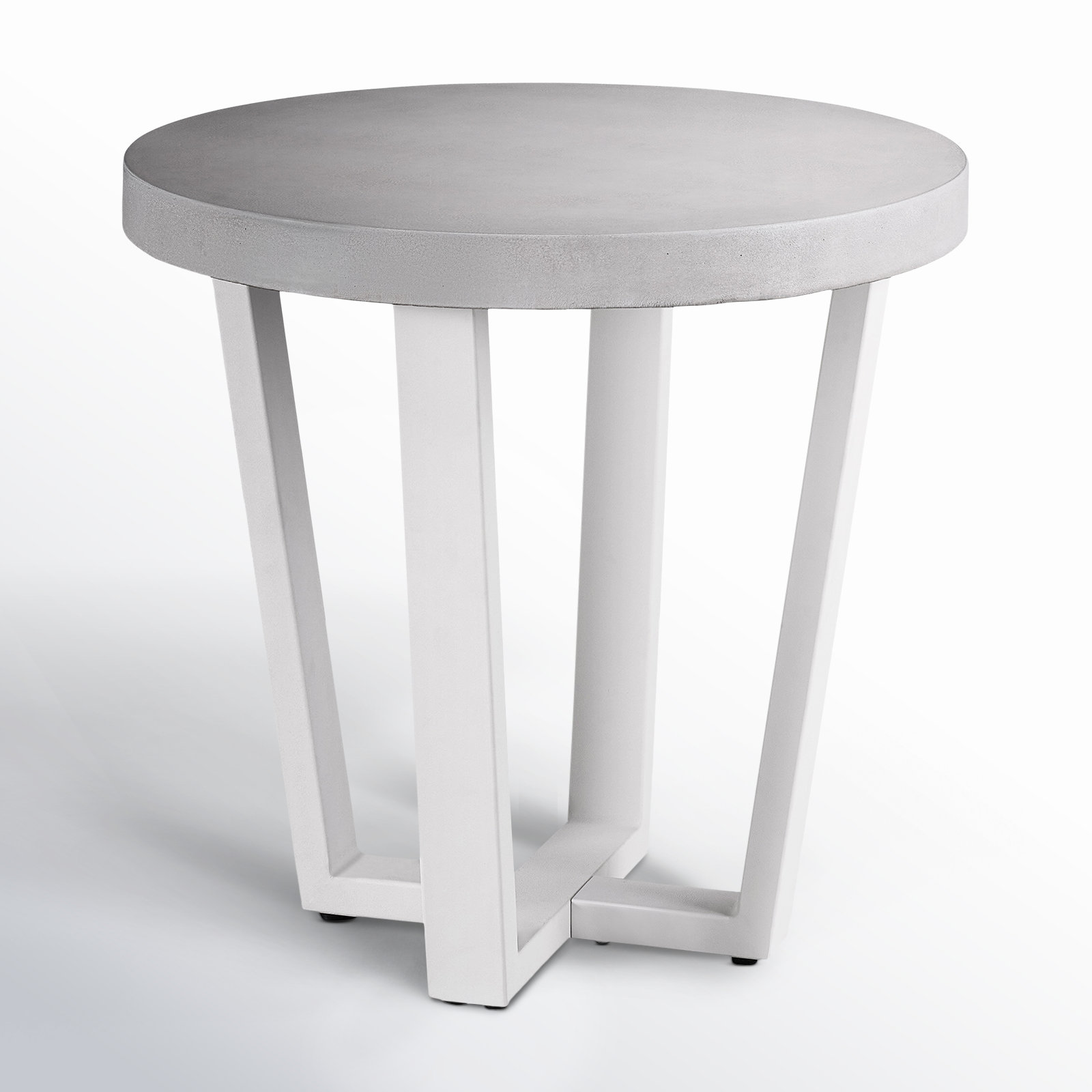Nightingale Stone Outdoor Side Table, 24"