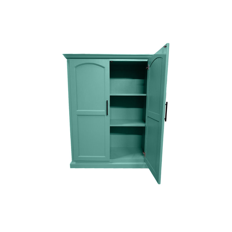 Garde-manger moderne avec portes arquées, Fiesta turquoise