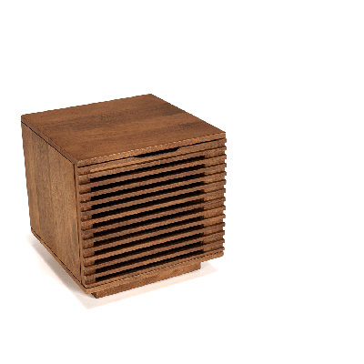 Brinlee 40cm W Solid Wood Bedside Table