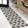 Drora Traditional Geometric Bold Gingham Black/Cream Indoor/Outdoor Rug