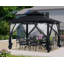 Patio en acier Les abris de jardin à toit souple-69907379-125938342