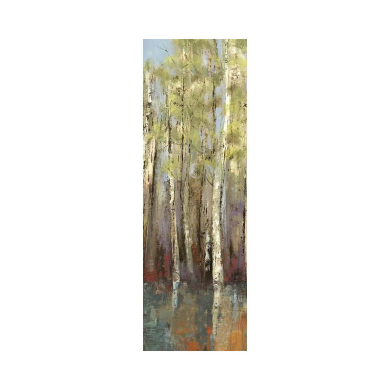 Forest Whisper II by Allison Pearce - Panoramic Print on Canvas, 121.92 cm H x 40.64 cm W x 1.91 cm D, Wrapped Canvas