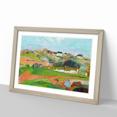 Landscape at Le Pouldu by Paul Gauguin - Picture Frame Painting