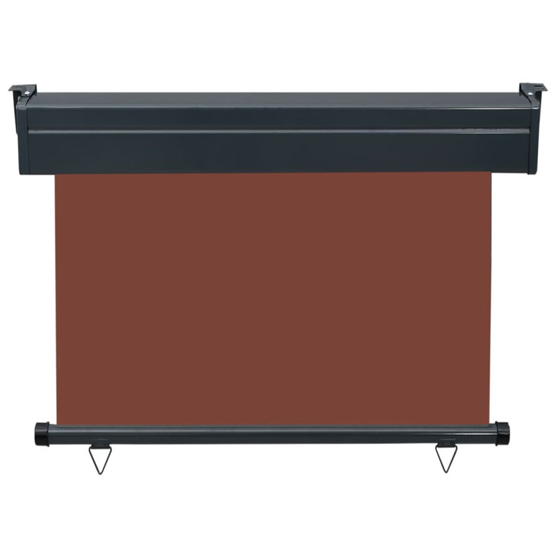 Balcony Side Awning 105x250 cm, Brown