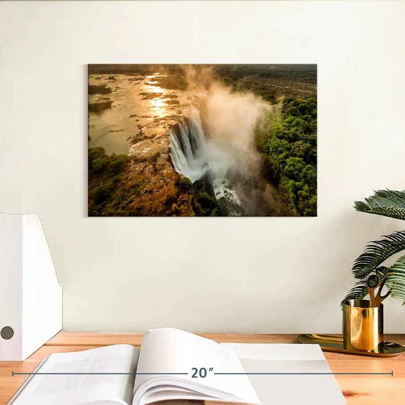 Alvord Victoria Falls Sunrise, H 8 po x l 12 po