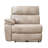 Taupe Genuine Leather 6-Piece Multifunctional Recliner Living Room Set