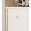 Commode d'appoint multifonctionnelle rétro de style crémeux