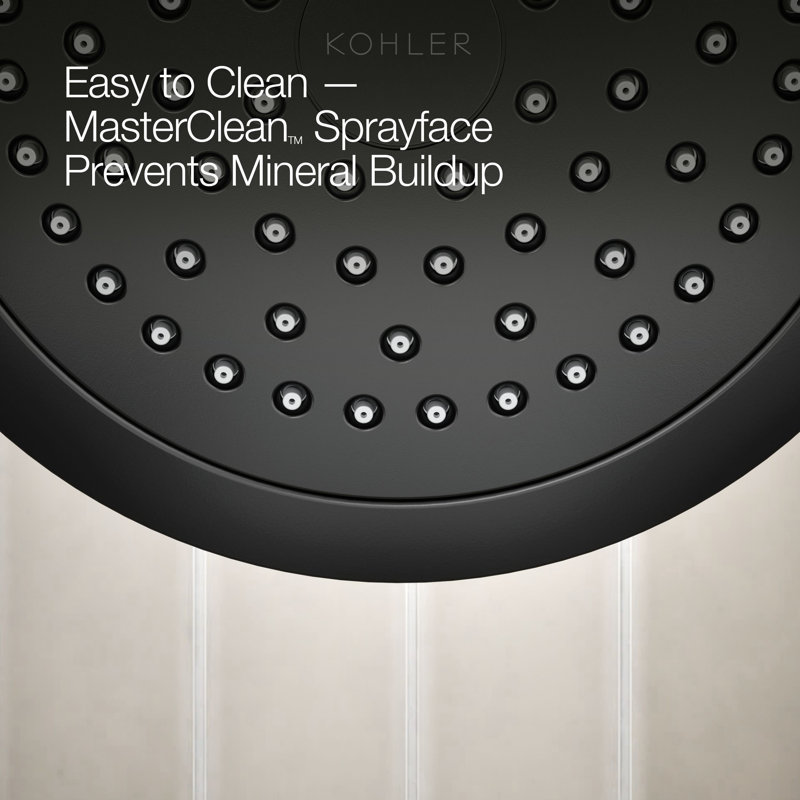 Tone Pressure-Balancing Shower Faucet Trim, Matte Black/Moderne Brass