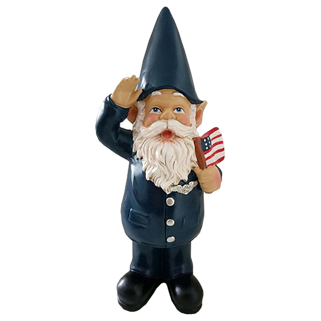 12" Resin Air Force Gnome Trinx