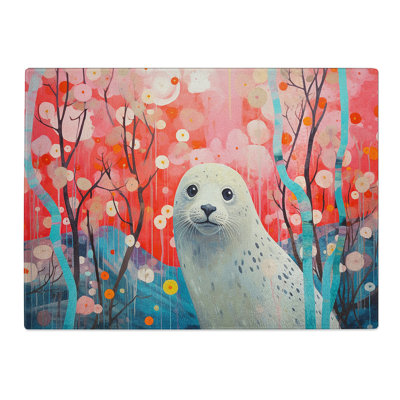 Seal Contemporary  Glass Chopping Board