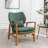 Leifer Upholstered Accent Chair with Ottoman-1534032581