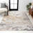 Bille Marbled Abstract Beige/Ivory Rug-248163563