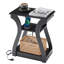 Table de chevet de 19,7 po de largeur avec station de charge et 2 tablettes de rangement-1299321949-1299322019