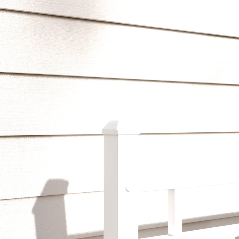Wellington 28"x75" Vinyl Garden Trellis, White