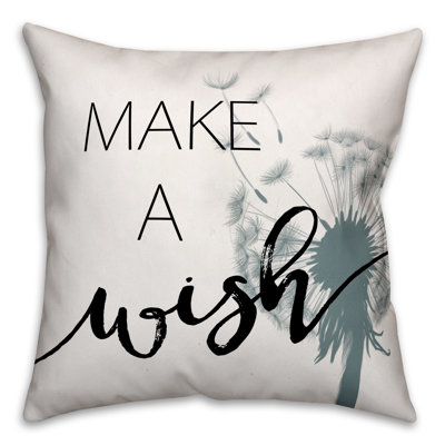  Make a Wish Throw Pillow