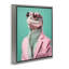 Cadre flottant Hipster Iguana Portrait, design par Roozbeh-856781334-856781335