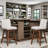 Araf Modern Swivel Counter or Bar Height Bar Stool in Fabric and Oak Wood Finish-213874944-213874949-213874946