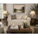 Housse pour causeuse coussin de boîte sergé