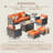 7- Person Patio Furniture Set With Swivel Rocker, Outdoor Wicker Rattan Seating Group With Cushions, All Weather Sofa Conversation Set With Fire Pit Table For Garden Backyard-622976855