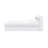 White Finish Bed W/Storage