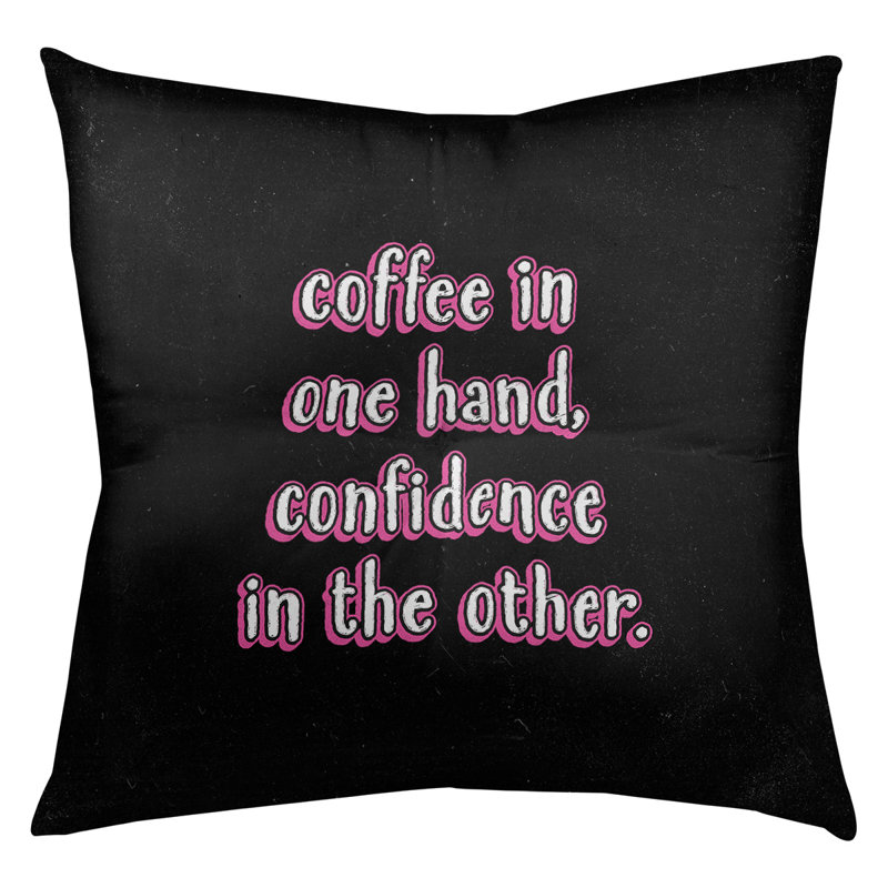 Reversible Throw Pillow, 26" H x 26" W, Pink