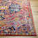 Charleston Power Loom White/Orange/Dark Blue Rug