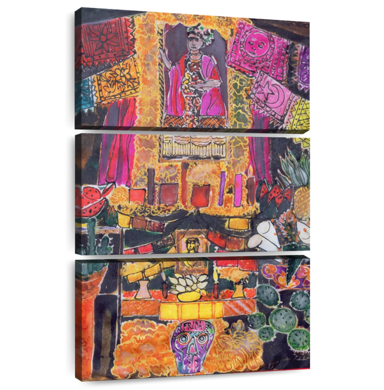 Sanctuaire Lelend Frida Kahlo, H 57 po x l 36 po