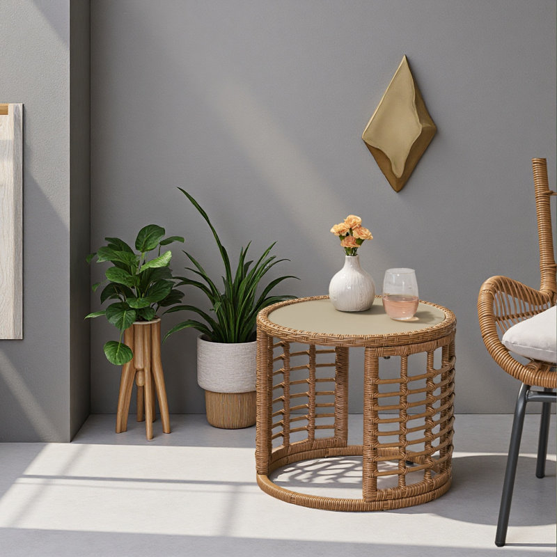 SIDE TABLE, Light Brown