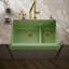 Whitehaven® 36" L x 22" W Double Basin Farmhouse/Apron Kitchen Sink-10397076