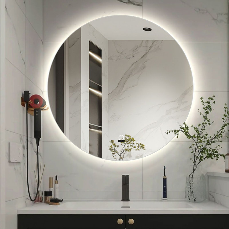 Kaimee Mirror, 23.6" H x 23.6" W