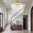34.3" Dual-Layer Round Drum Kitchen Island Alabaster Chandelier-478517903-478517897-478517898